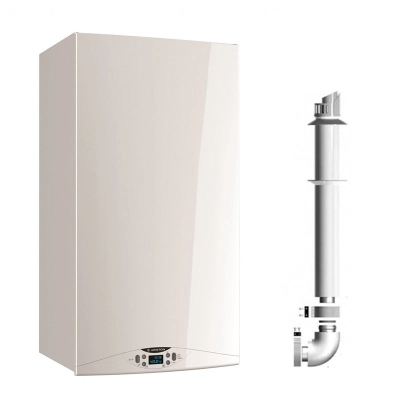 Centrala Ariston HS Premium 24 kw, centrala pe gaz, in condensare kit de evacuare inclus