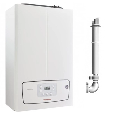 Centrala termica pe gaz in condensare Immergas Victrix Tera 24/28 V2 - 24 kw, kit evacuare inclus Centrala termica pe gaz in condensare Immergas Victrix Tera 24/28 V2 - 24 kw, kit evacuare inclus