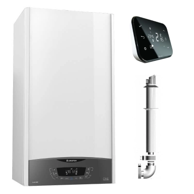 Centrala termica in condensare Ariston Clas One Plus WIFI 35 KW si Salus IT500 wifi termostat ambient cu control prin internet, 5 ani garantie Centrala termica in condensare Ariston Clas One Plus WIFI 35 KW si Salus IT500 wifi termostat ambient cu control prin internet, 5 ani garantie
