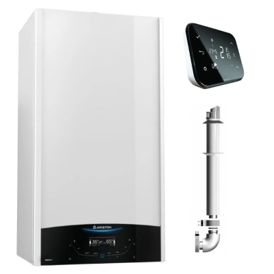 Centrala termica in condensare Ariston Genus One Plus Combi 30 kW si Salus IT500 wifi termostat ambient cu control prin internet, 5 ani garantie Centrala termica in condensare Ariston Genus One Plus Combi 30 kW si Salus IT500 wifi termostat ambient cu control prin internet, 5 ani garantie