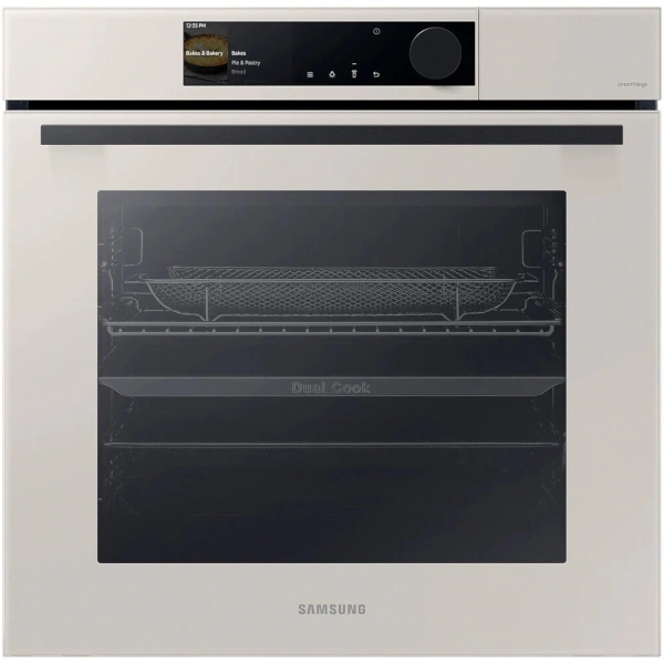 Cuptor incorporabil Samsung NV7B665IAE/U2, Electric, 76 l, Autorcuratare catalitica, Display touchscreen, WiFi, SmartThings Cooking, Clasa A+, Bej Cuptor incorporabil Samsung NV7B665IAE/U2, Electric, 76 l, Autorcuratare catalitica, Display touchscreen, WiFi, SmartThings Cooking, Clasa A+, Bej