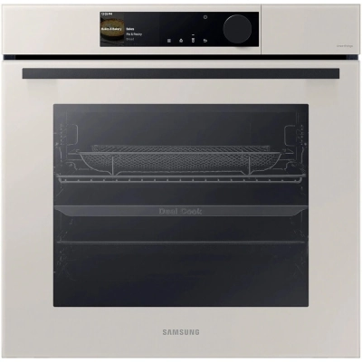 Cuptor incorporabil Samsung NV7B665IAE/U2, Electric, 76 l, Autorcuratare catalitica, Display touchscreen, WiFi, SmartThings Cooking, Clasa A+, Bej