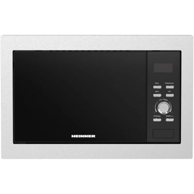 Cuptor cu microunde incorporabil Heinner HMW-BI2360SS, 23 l, 800W
